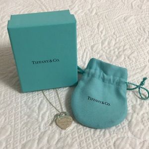 Tiffany & Co. Heart Tag with Key necklace